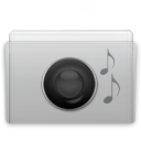 Folder - Music - Graphite icon
